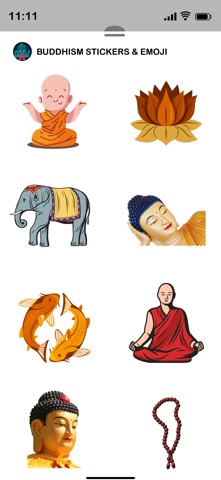 Buddhism Stickers & Emoji iPhone screenshot