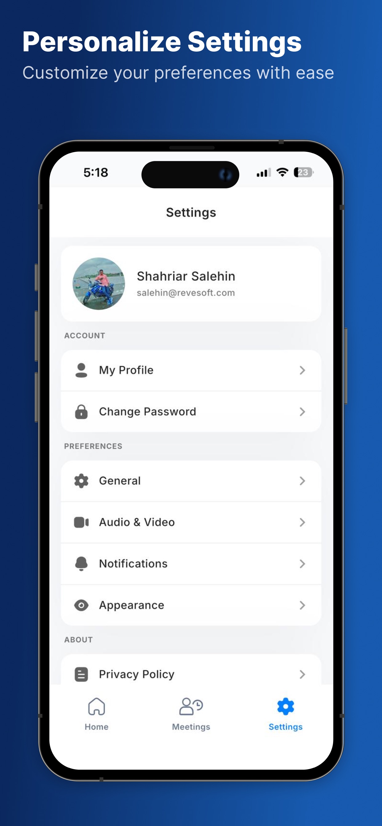 Screenshot 5 of REVE Meeting