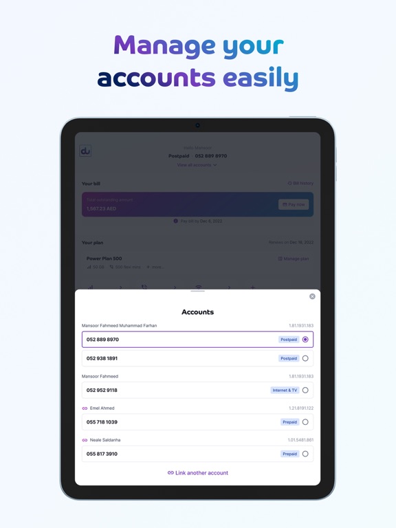 du iPad screenshot 4 - Utilities app