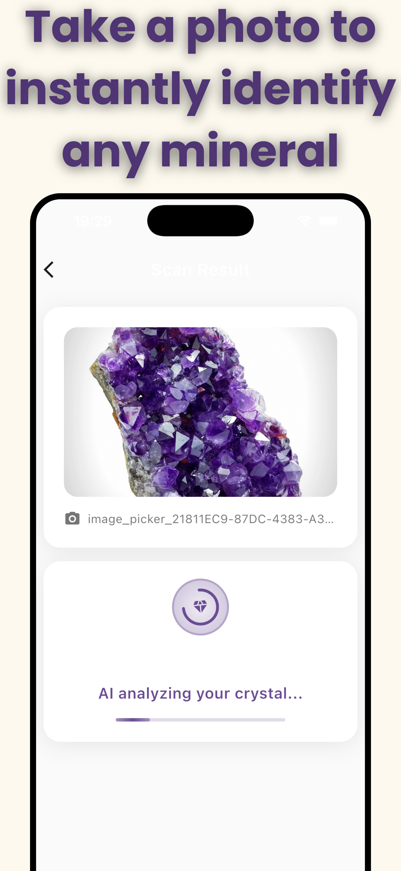 Crystal Identifier: AI Scan
