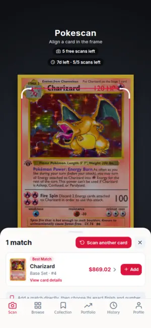 PokéScan: Card Price Scanner screenshot 2