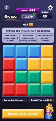 Queens Blast: Royal Puzzle iPhone screenshot