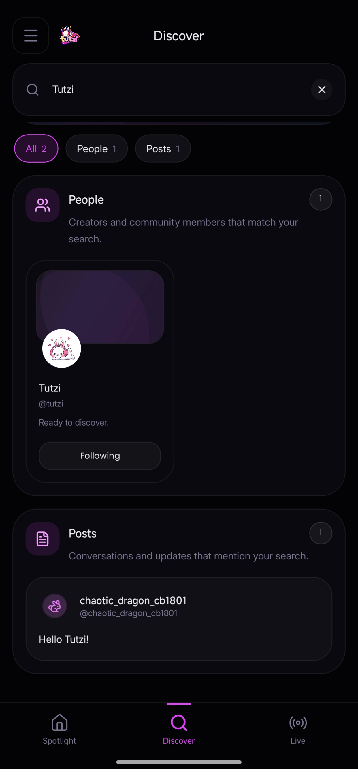 Tutzi screenshot 6