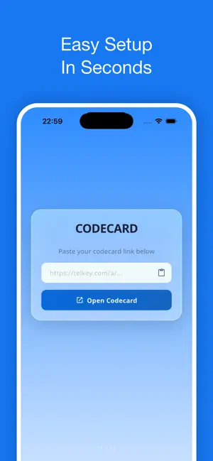 Telkey CodeCard screenshot 1