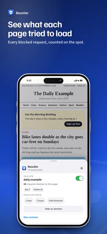 Bouclier – Bloqueur de pub screenshot 7 of 10