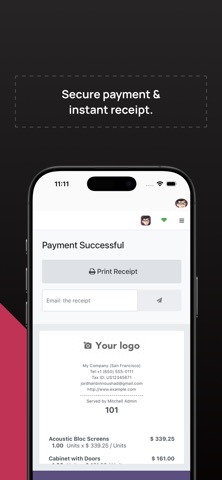mobo POS for Odoo iPhone screenshot