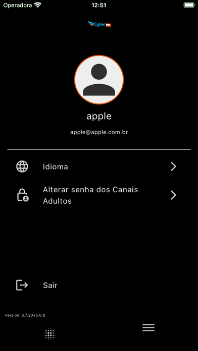 CyberTelecomTv iPhone screenshot