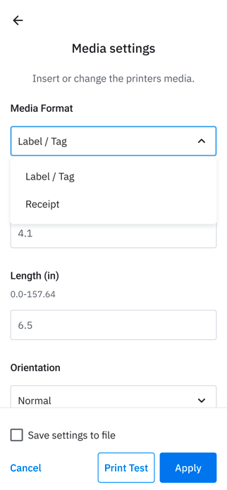 Zebra Printer Setup Utility v3 Screenshot 4 of 8
