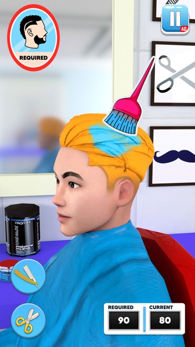 Barber Shop Hair Cutting Games Screenshot