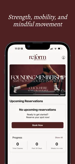 re|form Pilates Studio screenshot 2