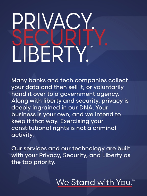 Old Glory Bank iPad screenshot 2 - Finance app