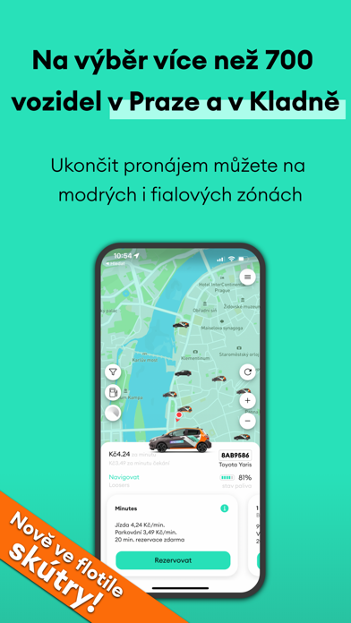 Screenshot #1 pour Anytime Carsharing CZ