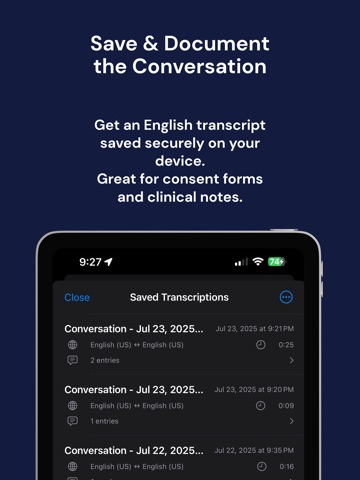 Careslate: Medical Translator iPad screenshot