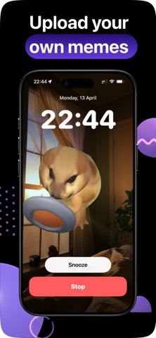 Video Alarm Clock - Nap Yap iPhone screenshot