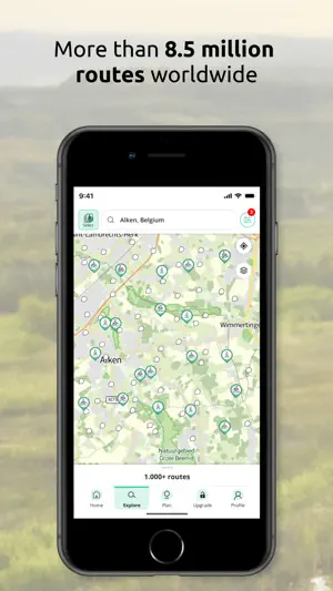 RouteYou - walking and cycling screenshot 1