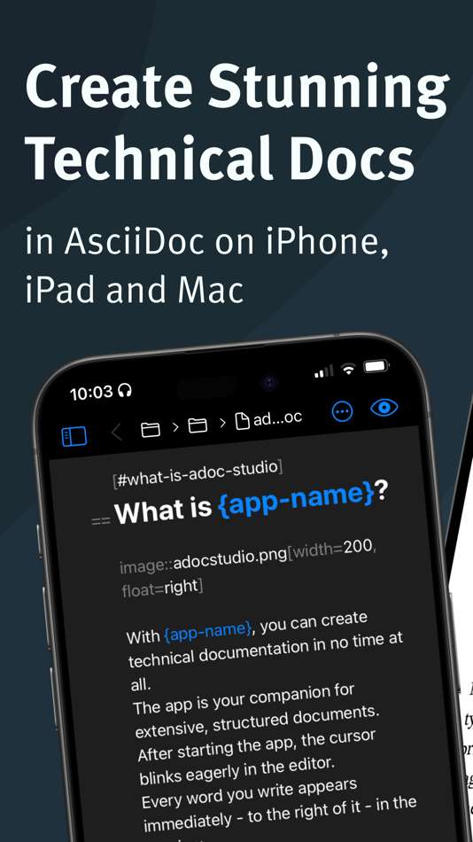 #1. adoc Studio - Writing App (macOS) 由: ProjectWizards
