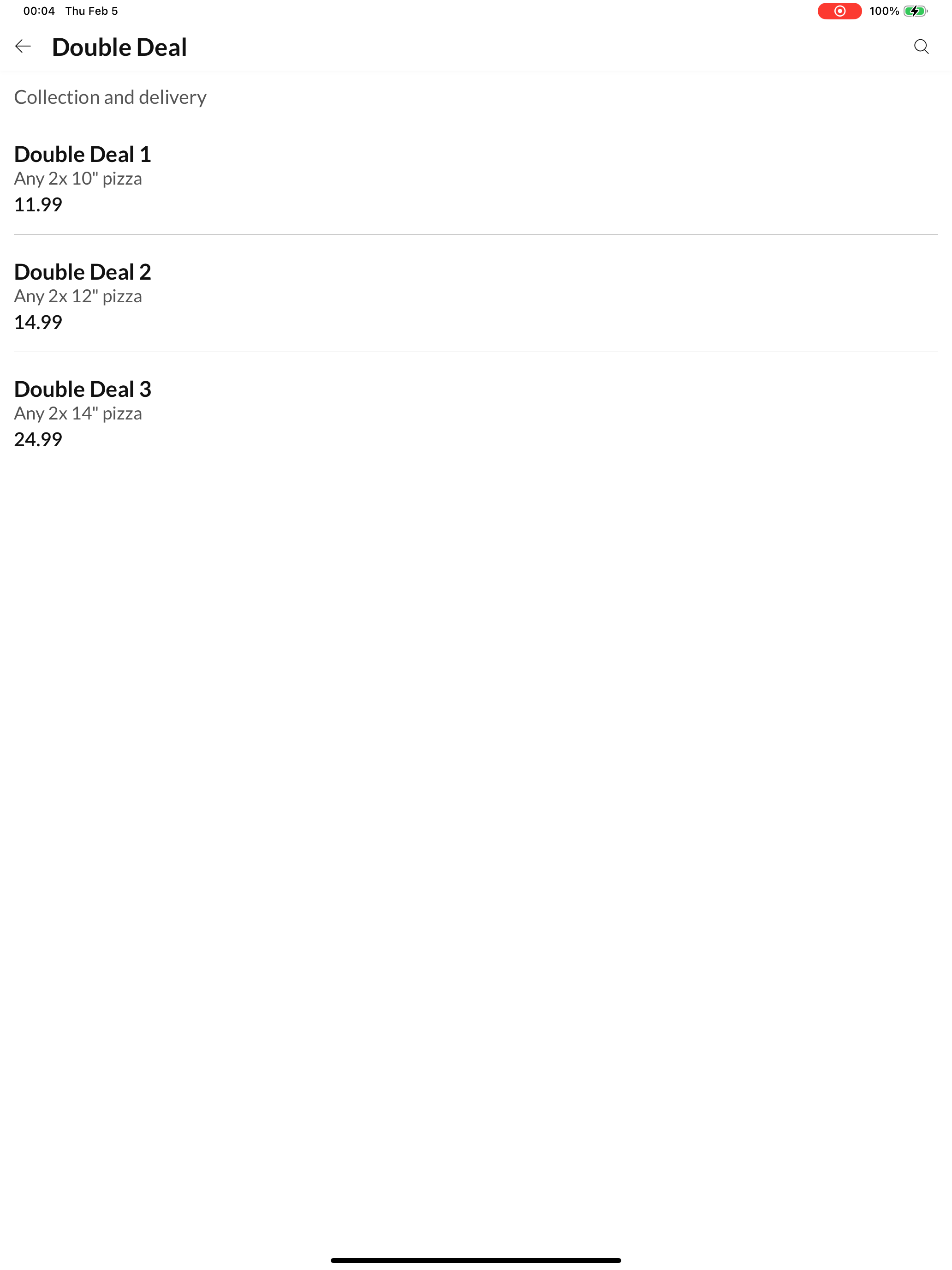 Pizzarella Worksop screenshot 7