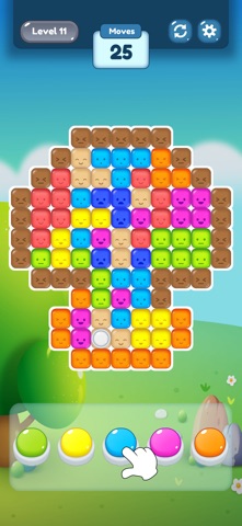 Waving Blocks iPhone screenshot