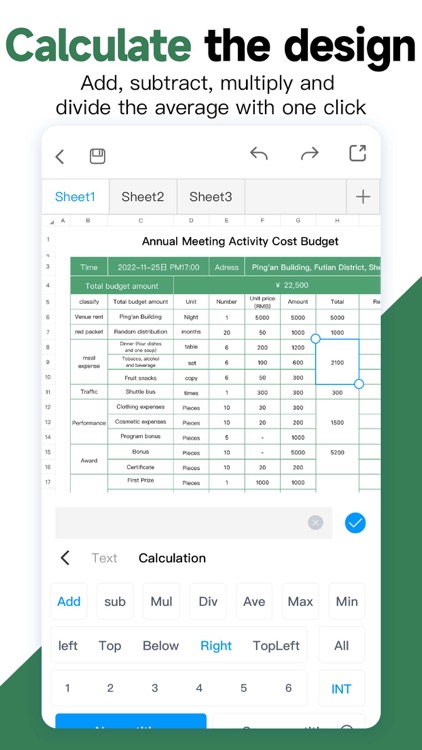 Spreadsheet-xlsx&csv editor screenshot-4