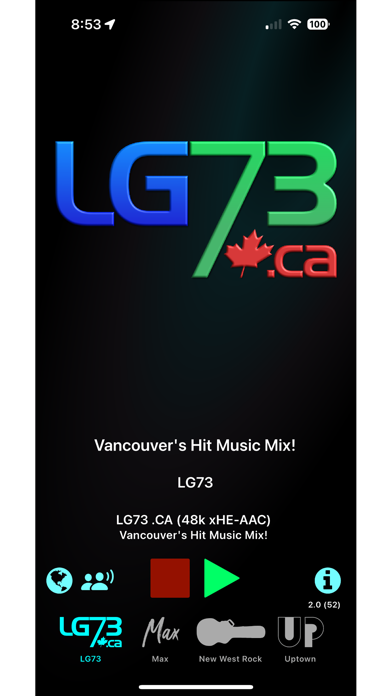 UHD Radio Screenshot