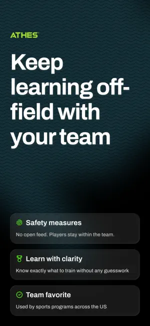 Athes: Team Training Platform screenshot 1