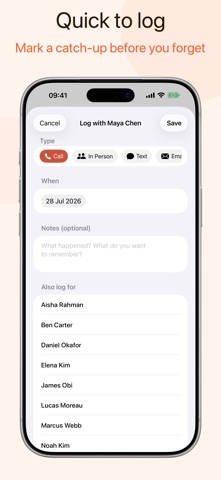 NextCall: Call Reminders screenshot