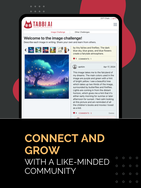 Tabbi AI: Writing and Speaking iPad screenshot 6 - Productivity app