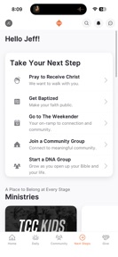 Two Cities Church App screenshot