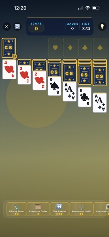 Chronical Solitaire screenshot