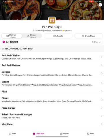 Peri Peri King iPad screenshot