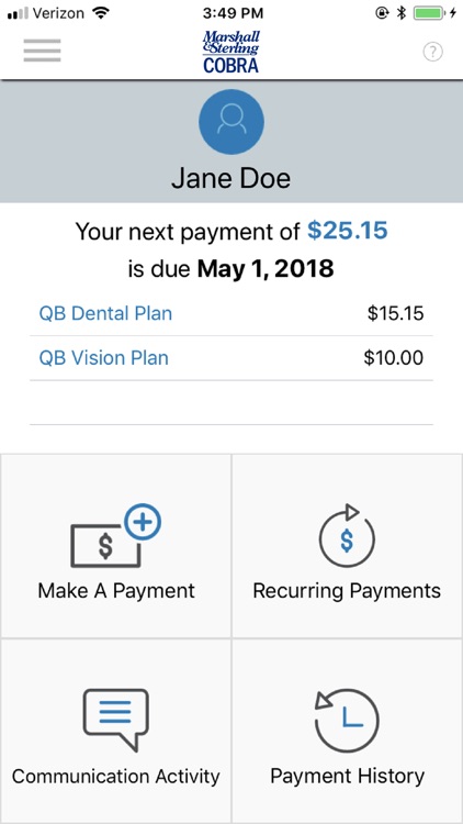 Marshall & Sterling COBRA