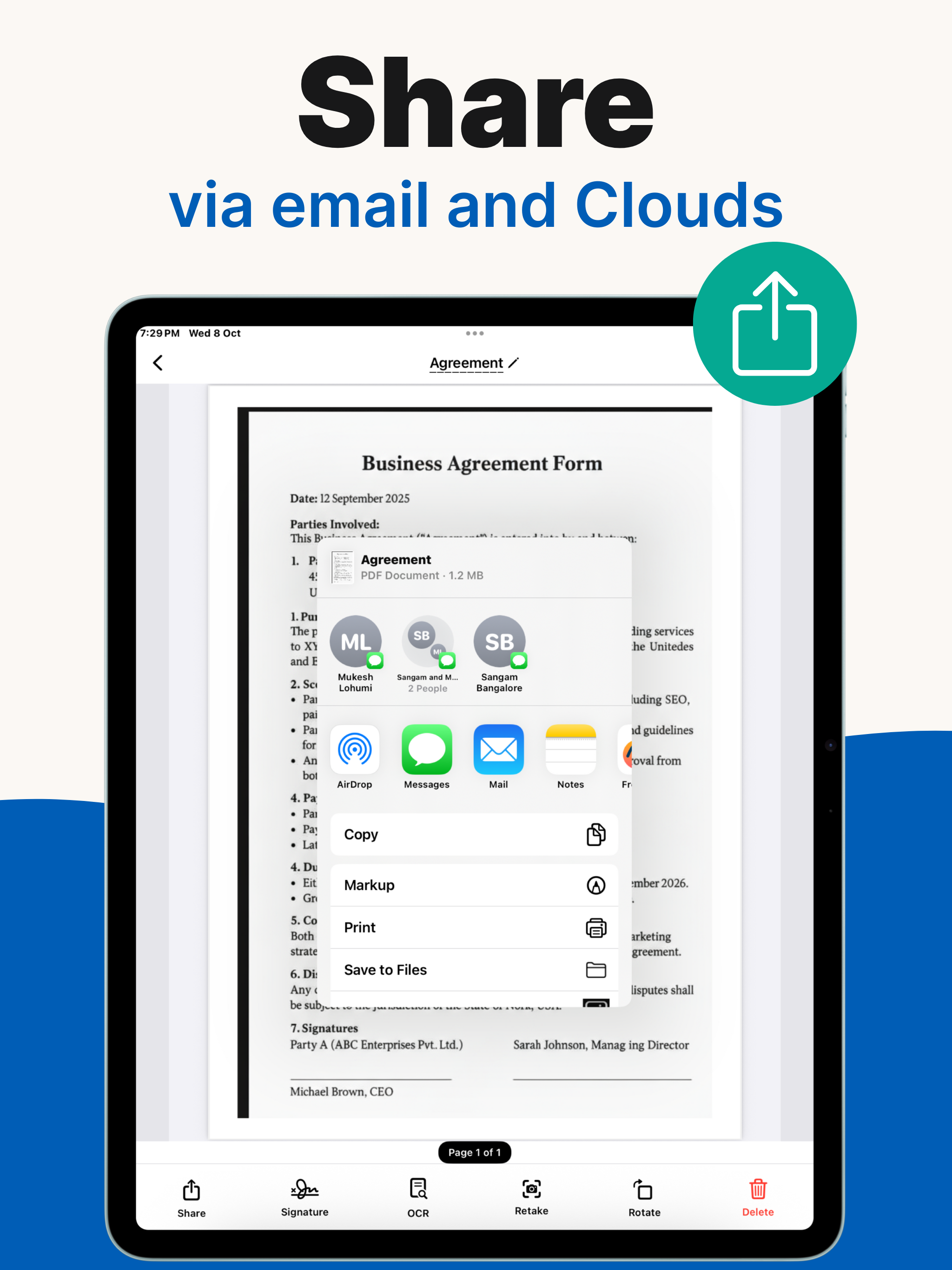 Photo to PDF: Scanner & Sign screenshot 13