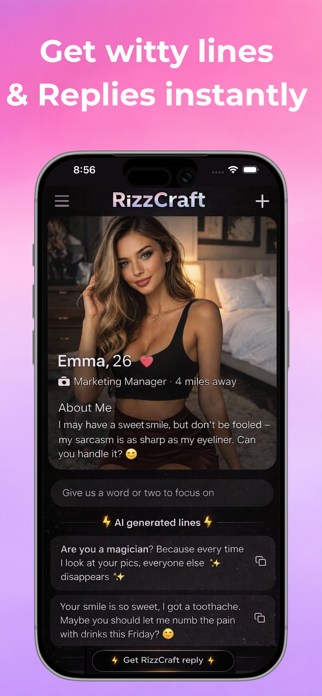 RizzCraft: Texting Assistant Screenshot 3 of 3