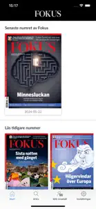 Fokus e-tidning screenshot #1 for iPhone