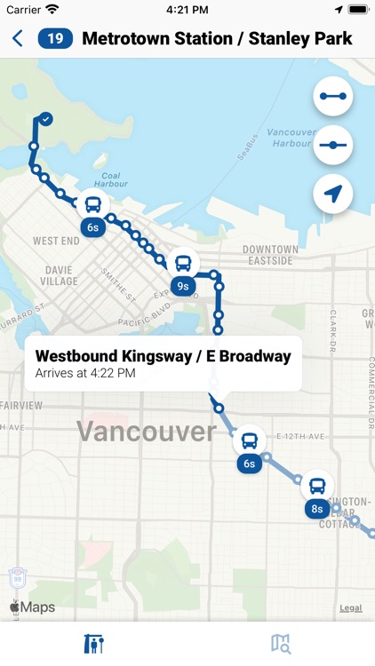 Vancouver Transit (Live Times)