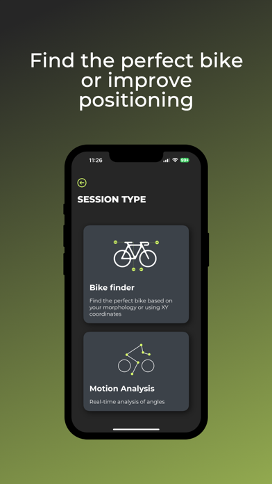 Bike Fit Performance Screenshot
