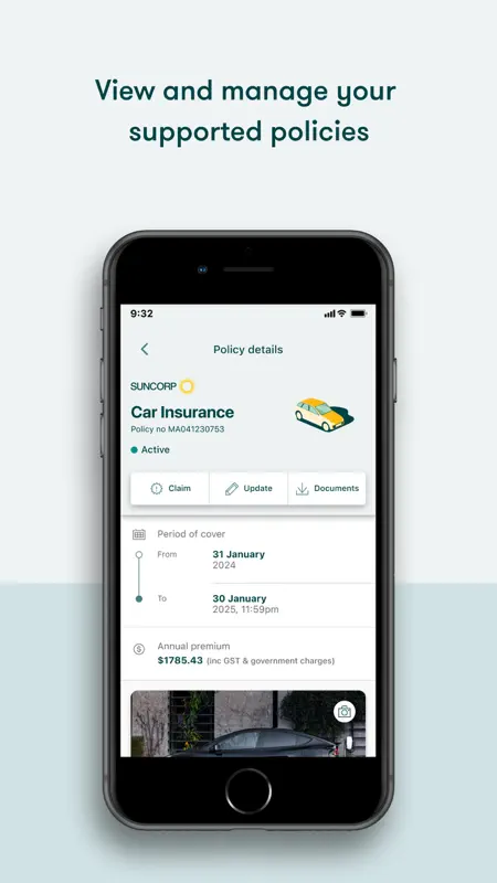 Suncorp Insurance App screenshot 3 of 7
