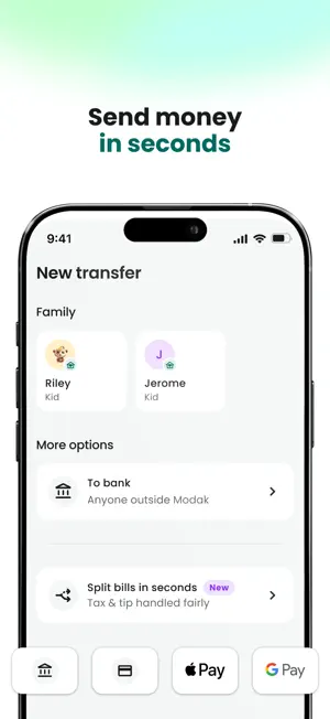 Modak: Kids & Teens Banking screenshot 2