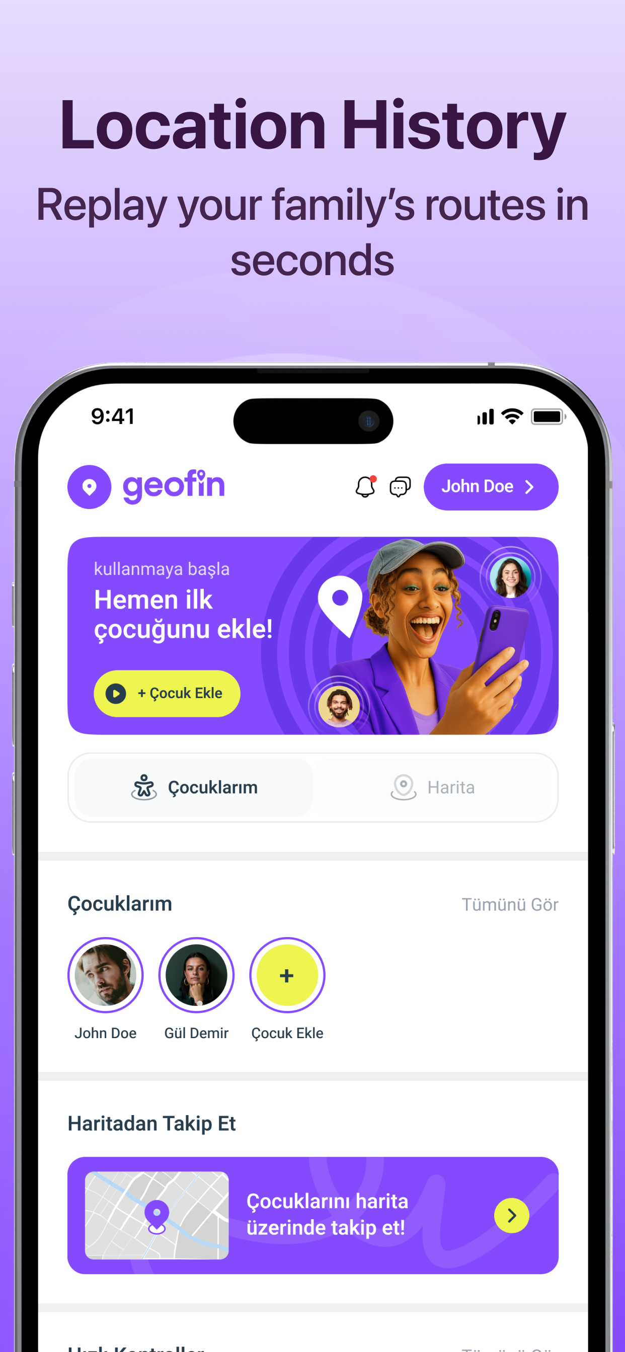 Geofin: Family GPS Tracker