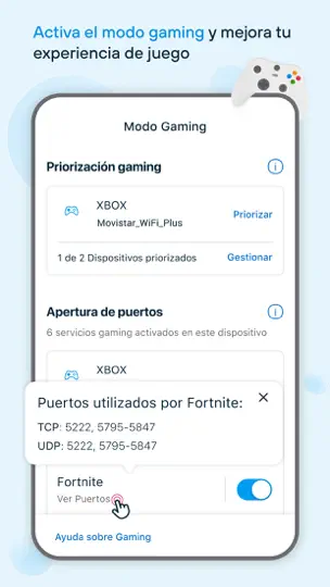 Captura de pantalla de Smart WiFi De Movistar en iPhone 3