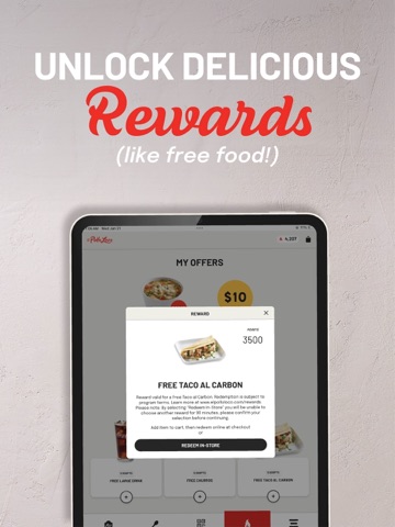 El Pollo Loco - Loco Rewards iPad screenshot