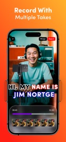 Teleprompter Video Recording · screenshot