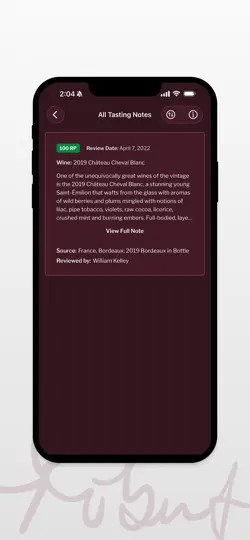 Screenshot von Robert Parker auf dem iPhone 6