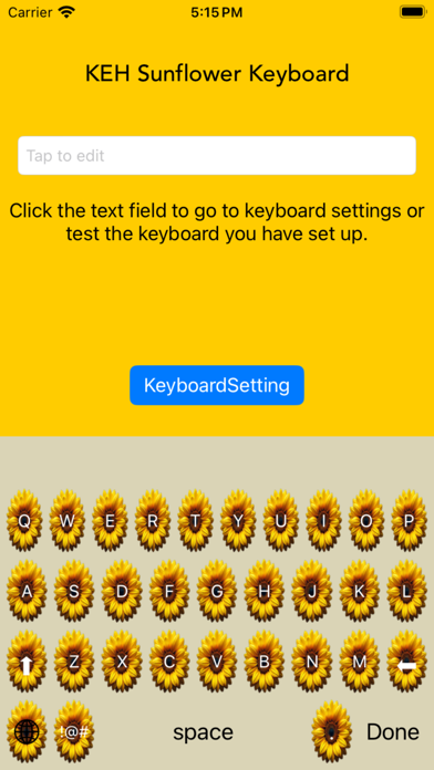 Screenshot #1 pour SunflowerKeyboard