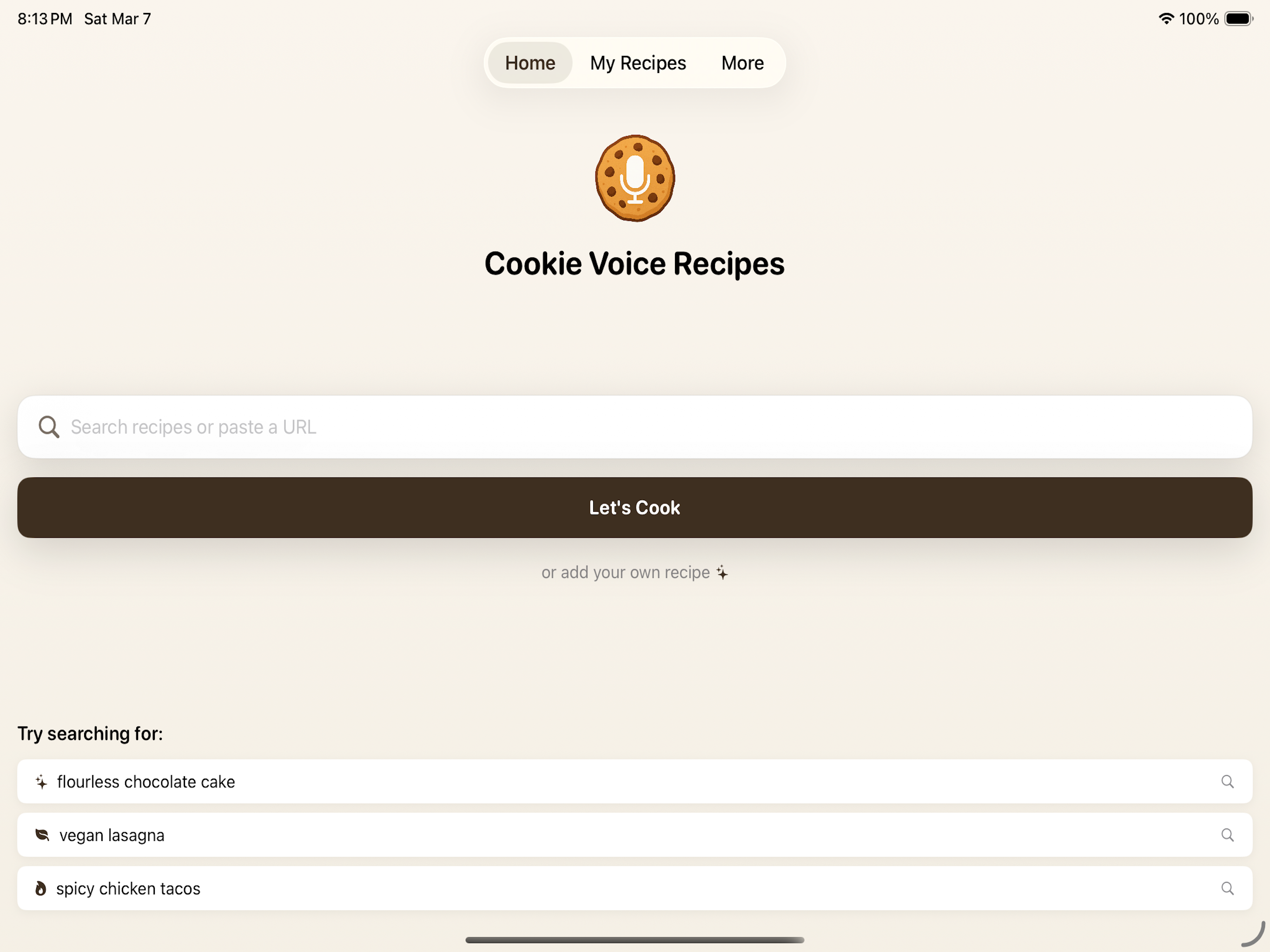 Cookie Voice Recipes