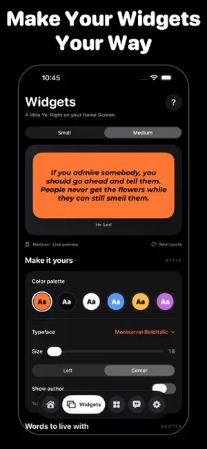 He Said - Quote Wallpaper screenshot 4
