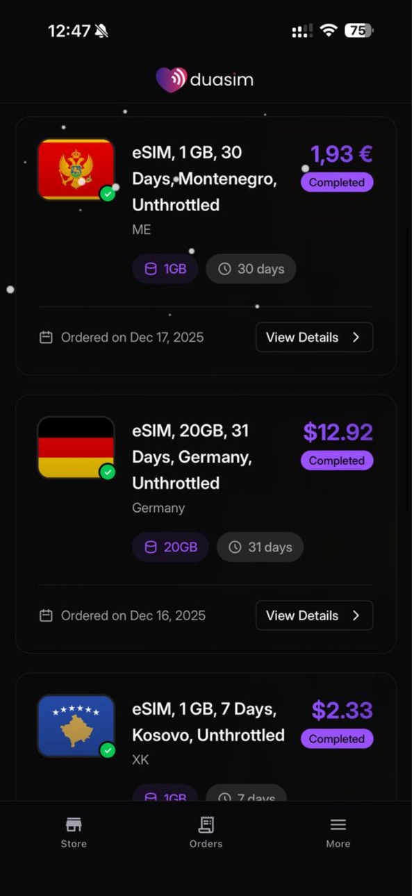 iPhone screenshot