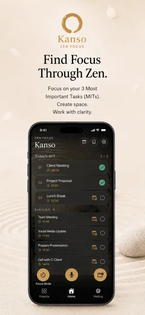 Kanso - Zen Focus screenshot 1