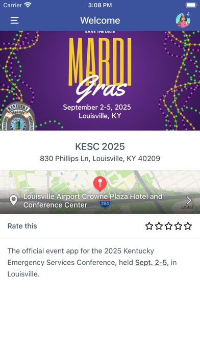 KY Emergency Services Conf. iPhone screenshot 1 - Business app