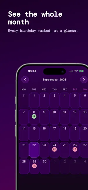 Nyro - Birthday Reminder screenshot 2